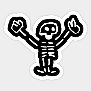 Sophia's Skeleton (White) Sticker